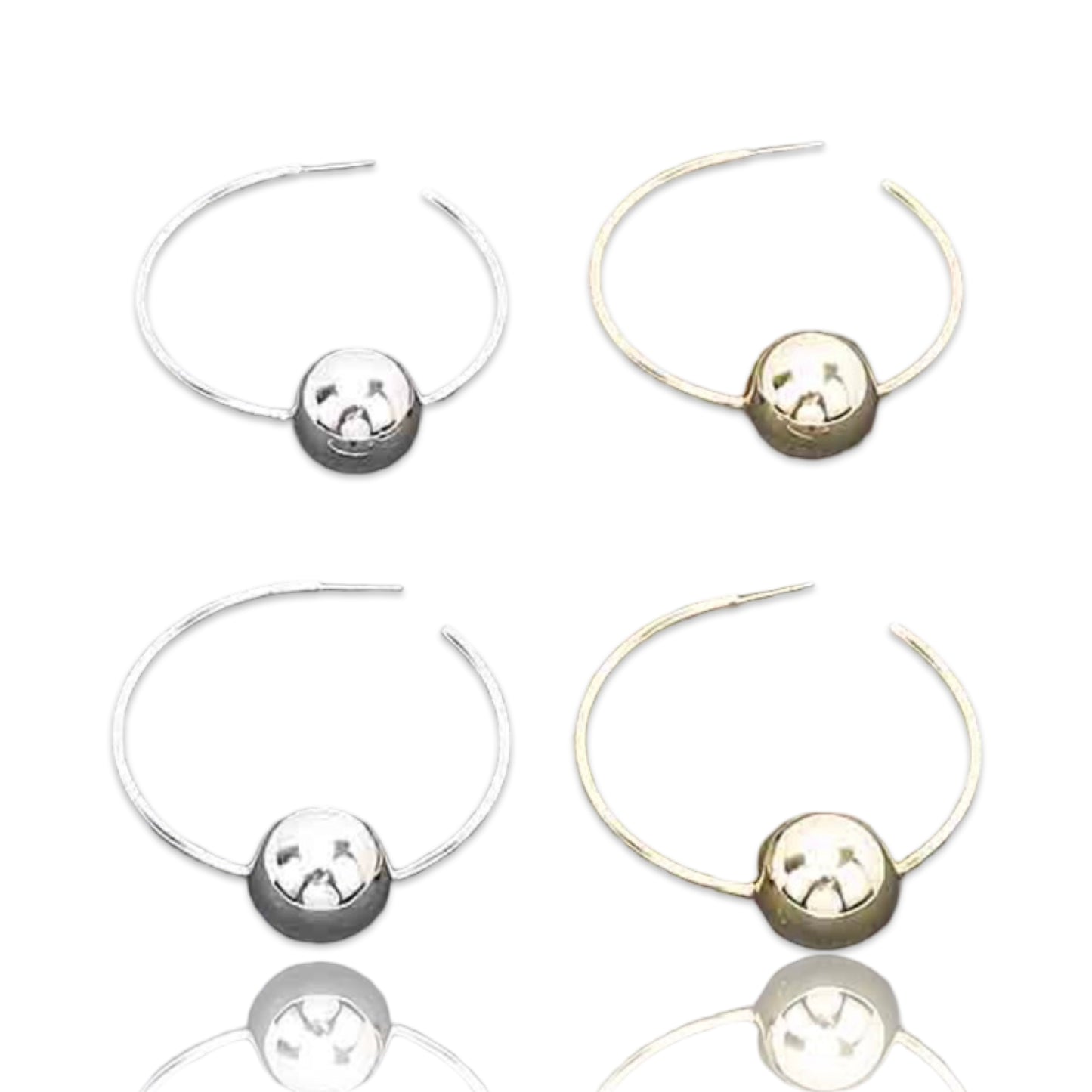 Supernova Hoop Earrings - Gold