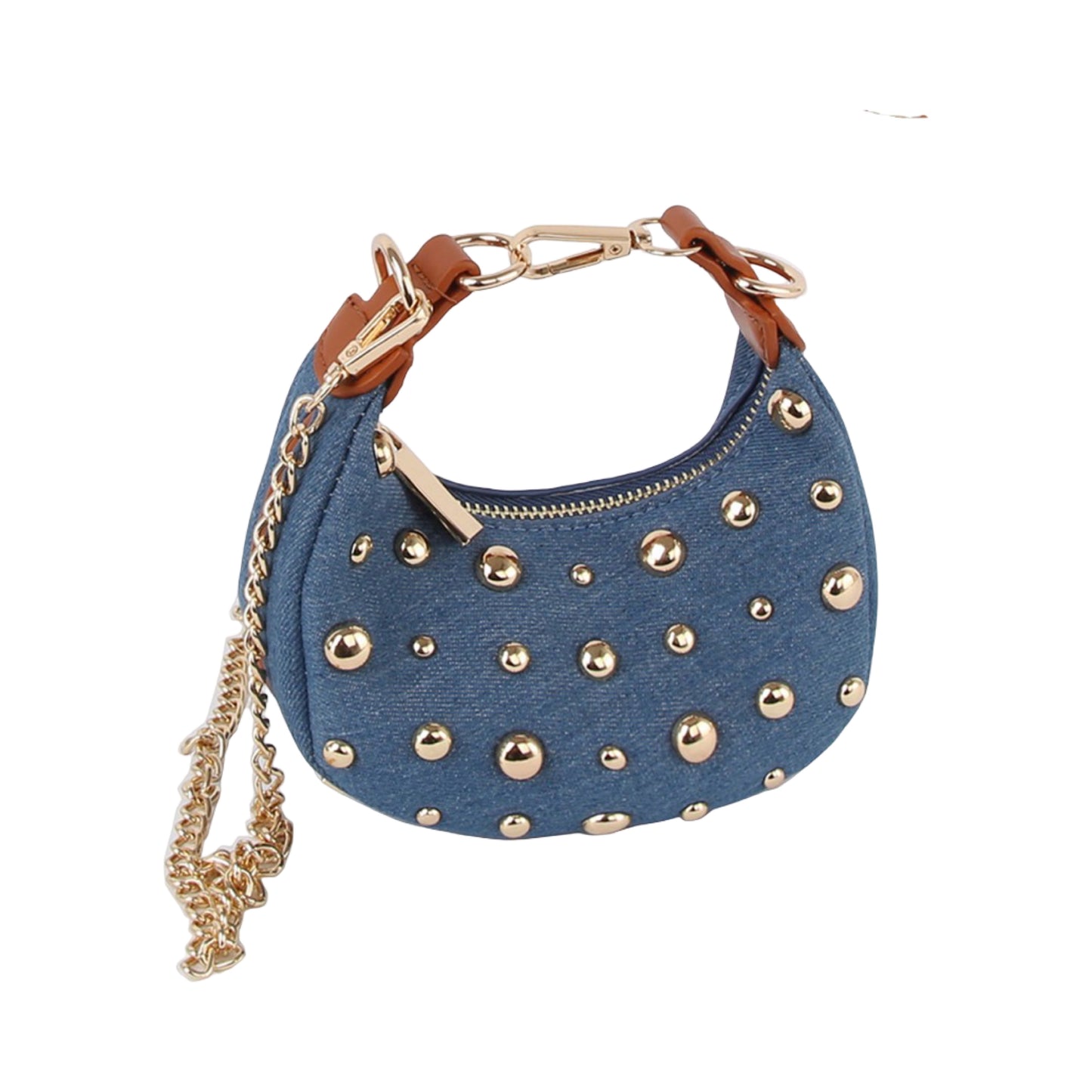 I Love Denim Mini Handbag - Light Blue