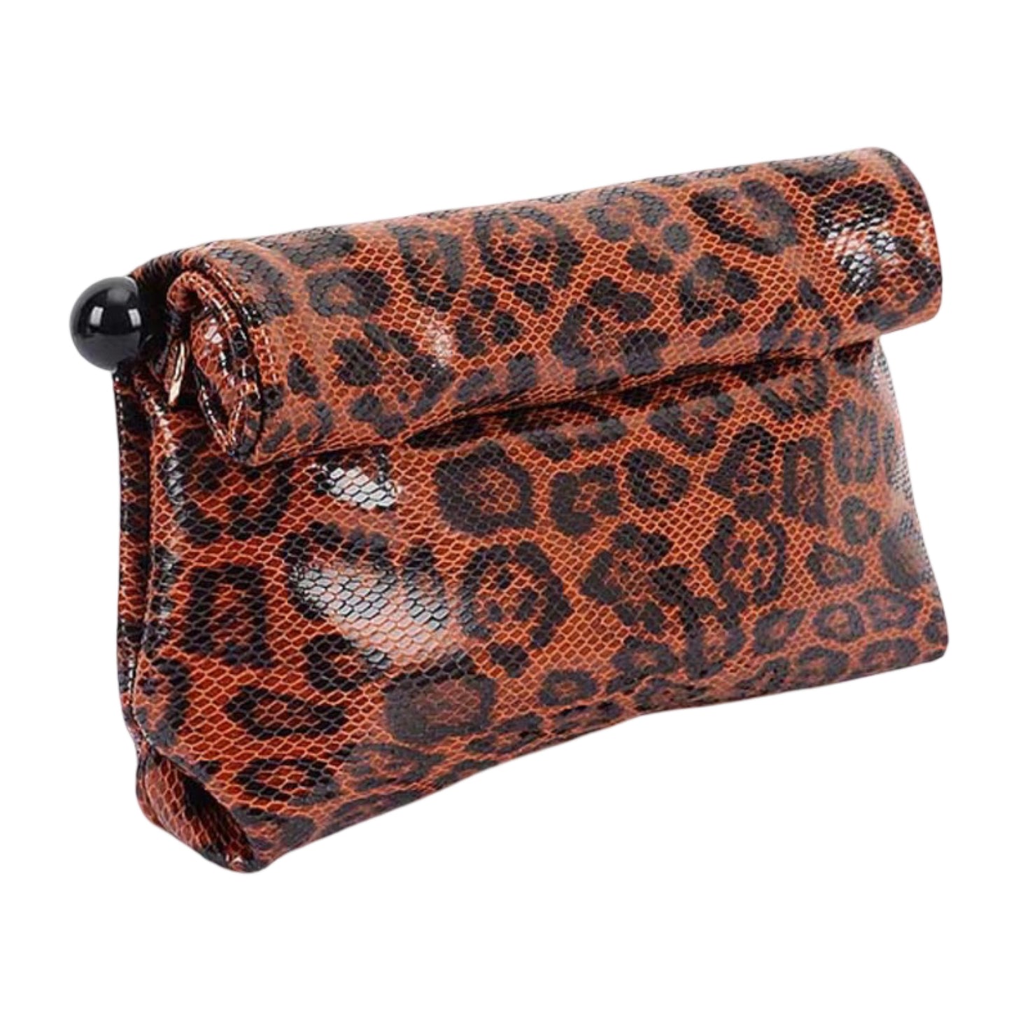 Wild About You Clutch - Leopard