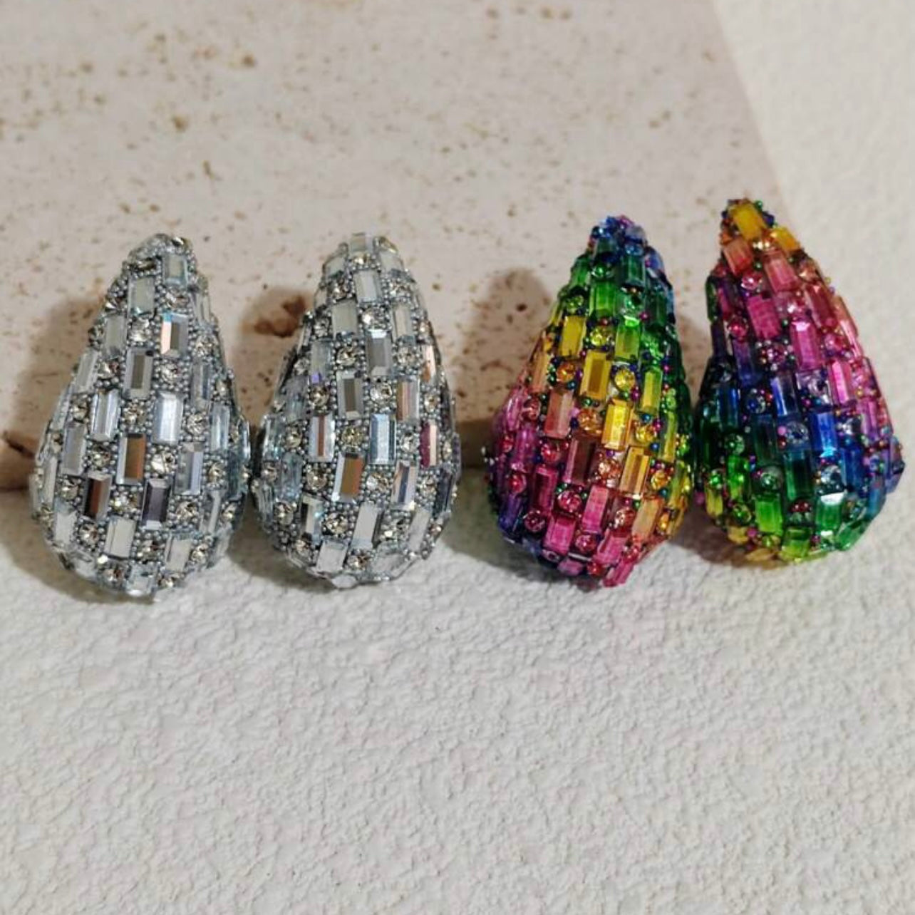 We Like To Party Earrings - Silver