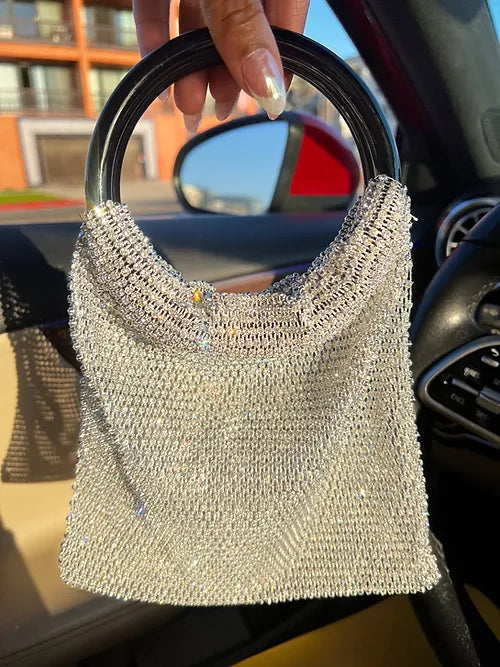 Island Girl Handbag- Silver