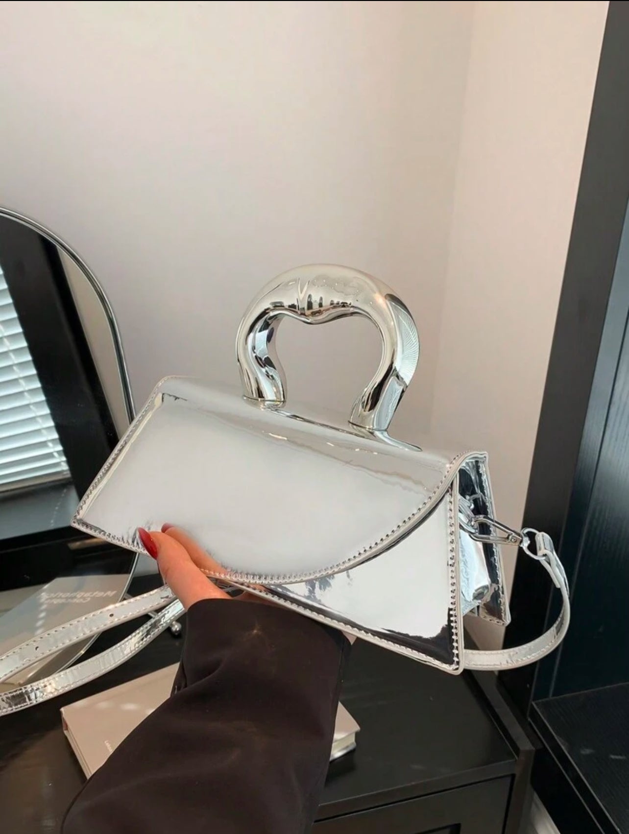 Boss Babe Handbag - Silver