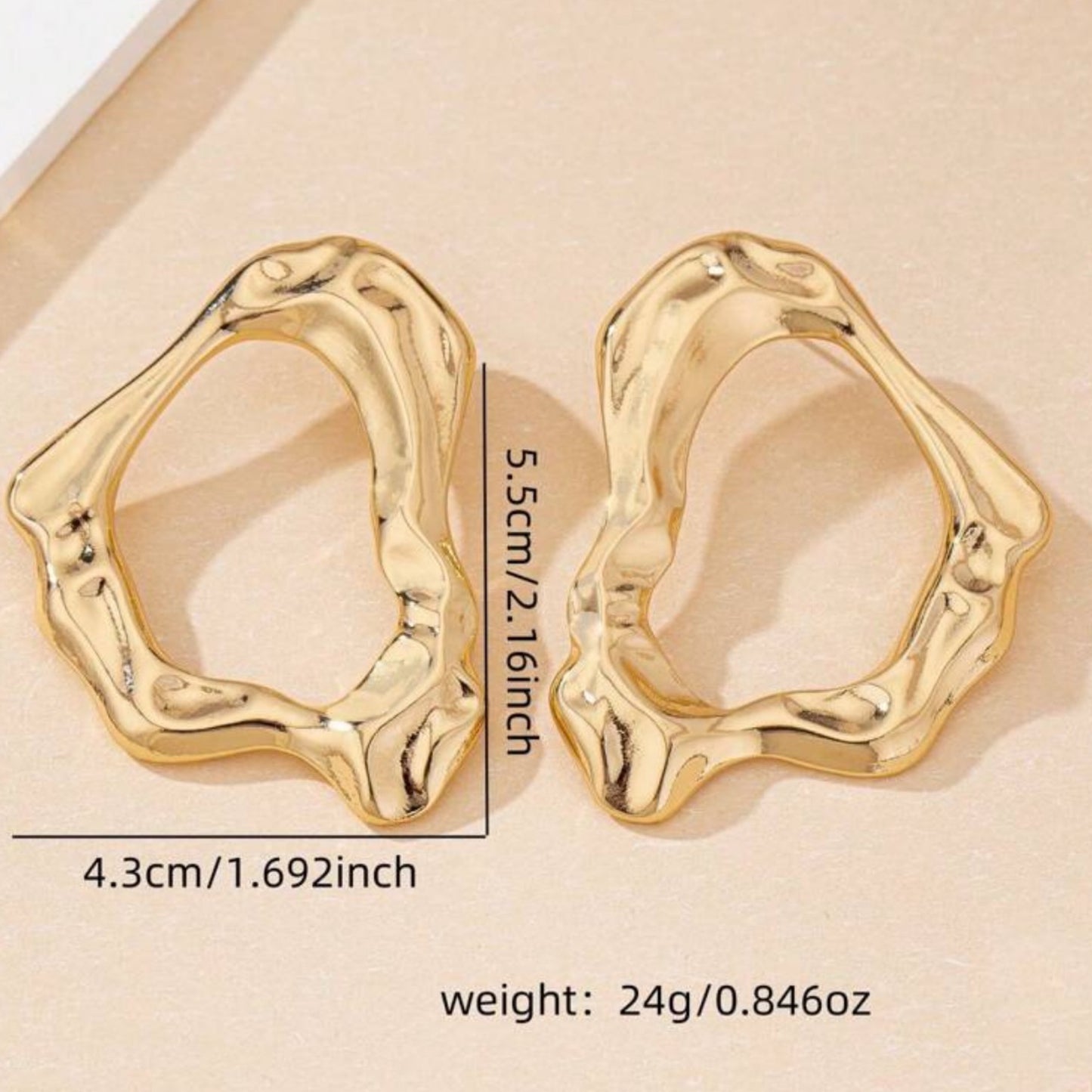 It’s Complicated Earrings - Gold