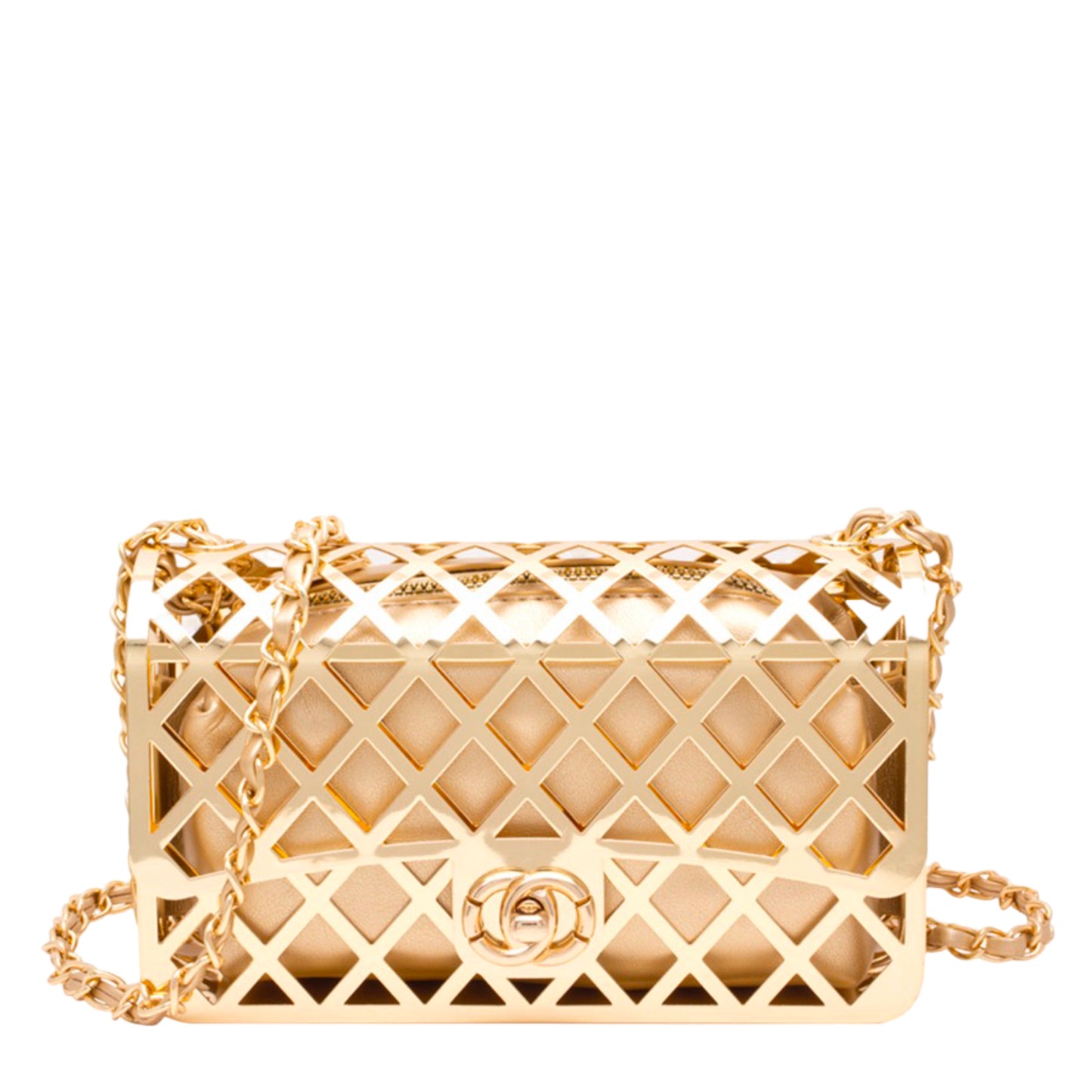 When Can I See You Handbag - Gold