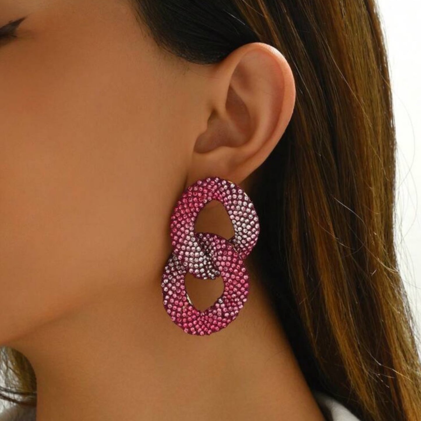 In The Loop Earrings - Blue