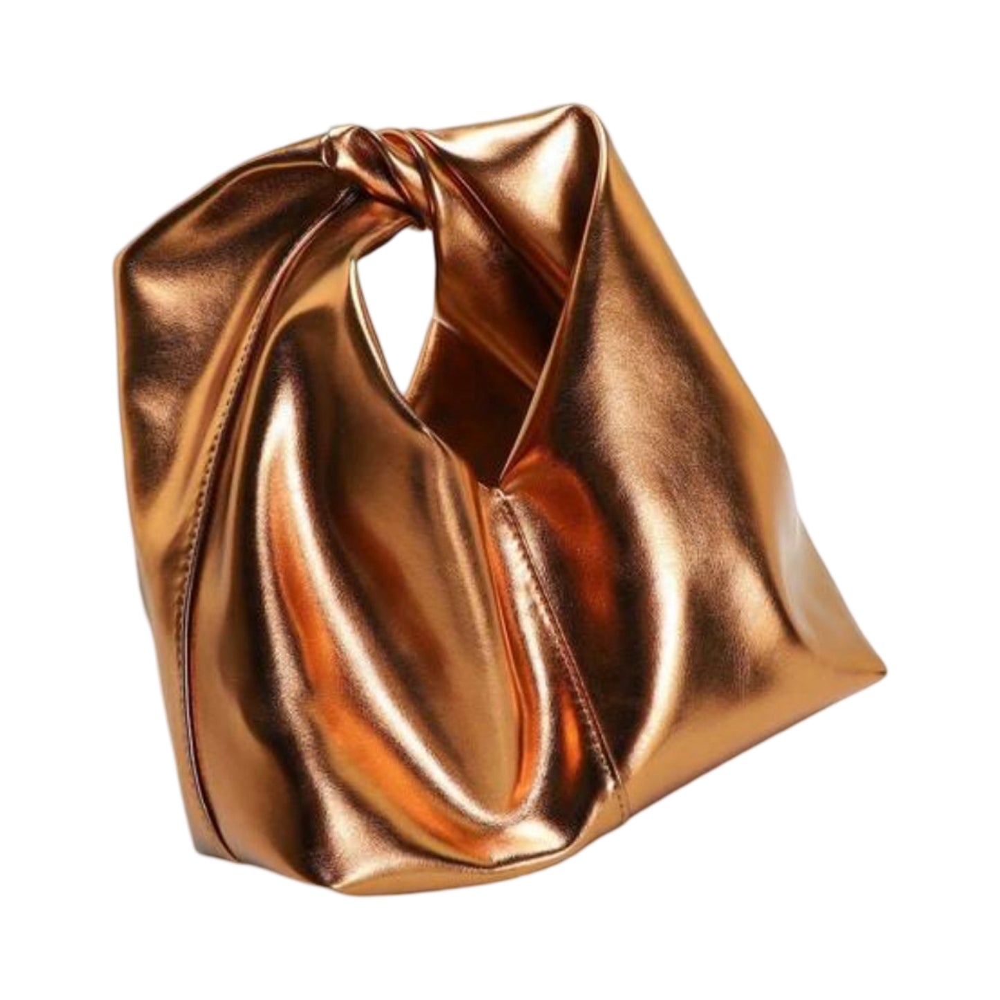 Upgrade You Faux Leather Handbag - Bronze