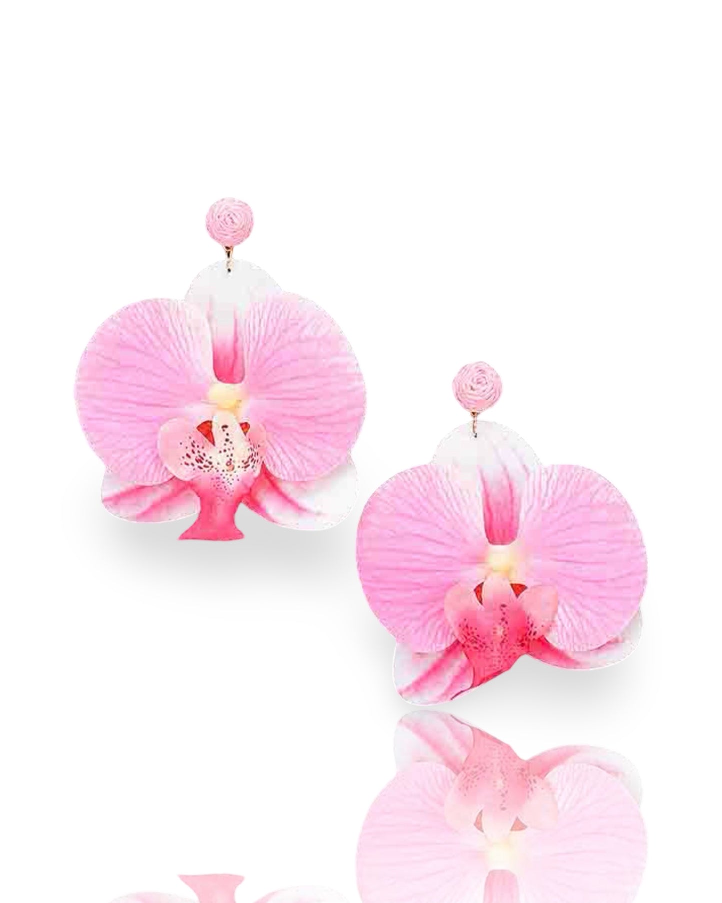 Orchid Earrings - White