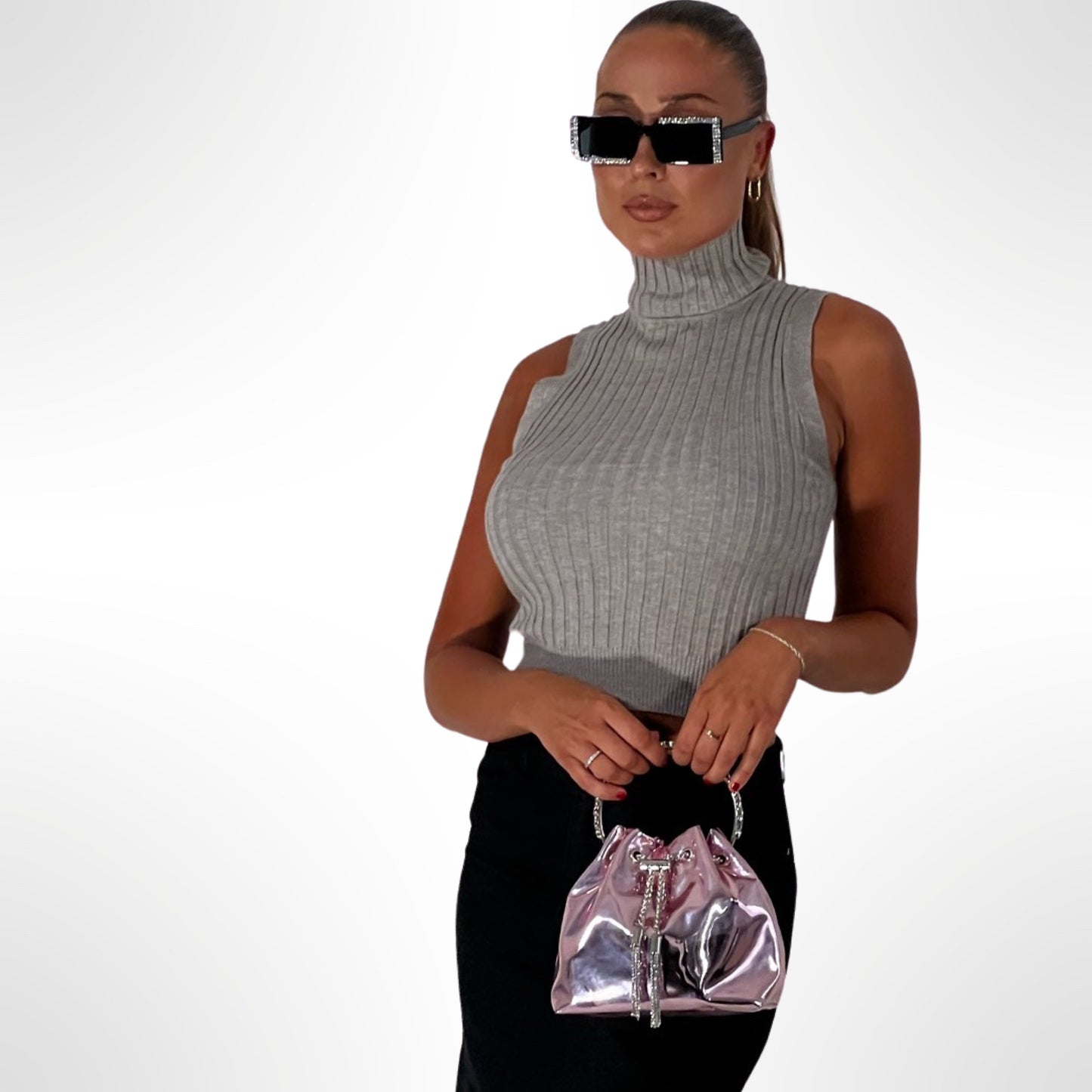 Insta famous Bucket Bag - Pink