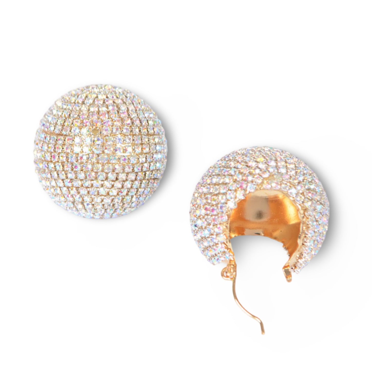 Share My World Earrings - Gold