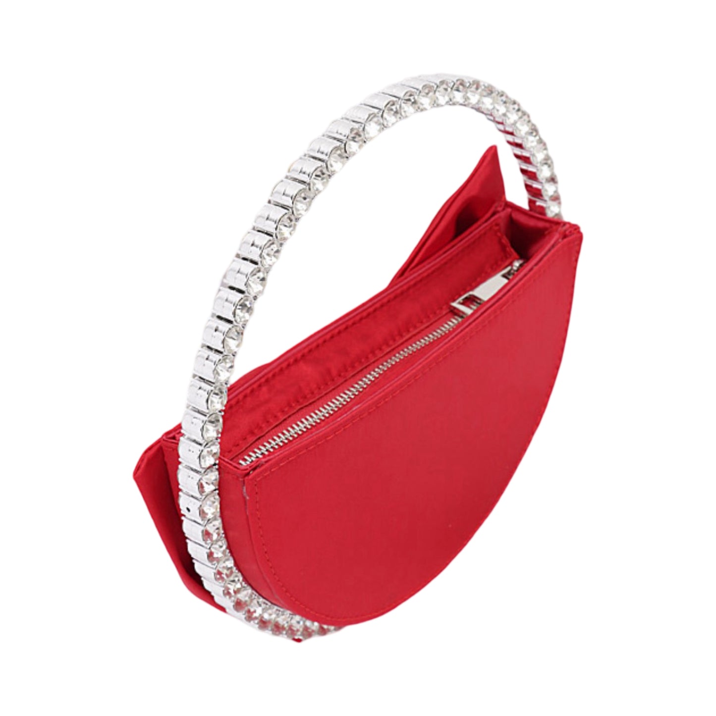 I Came To Slay Satin Handbag - Fuchsia