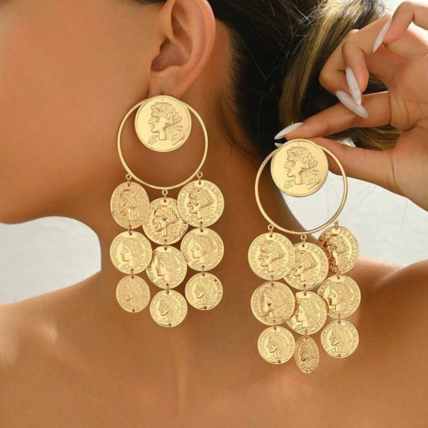 When In Rome Earrings - Gold