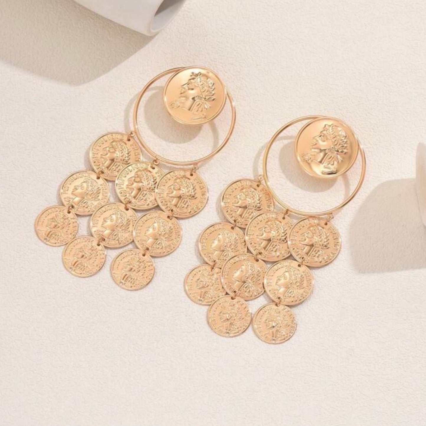When In Rome Earrings - Gold