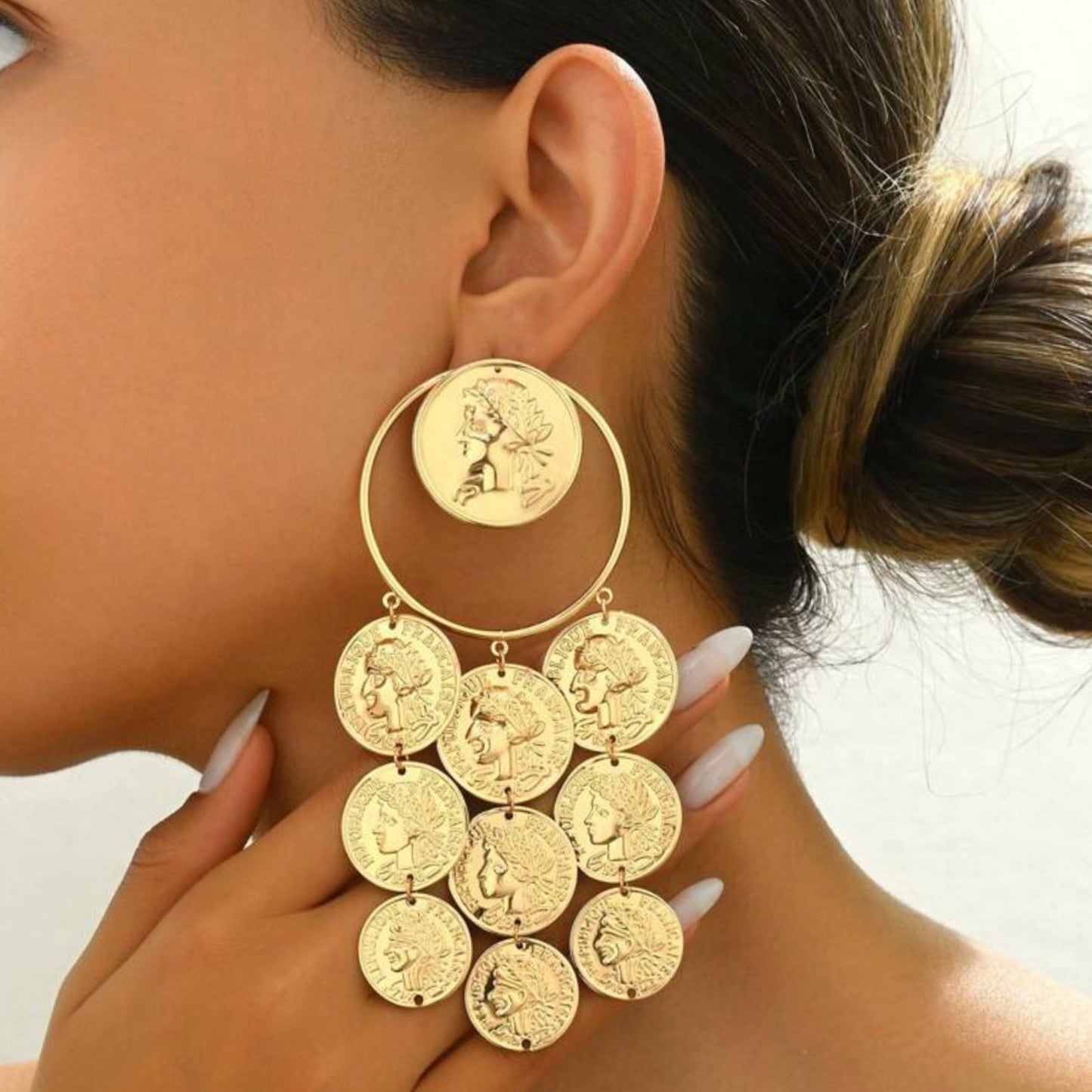 When In Rome Earrings - Gold