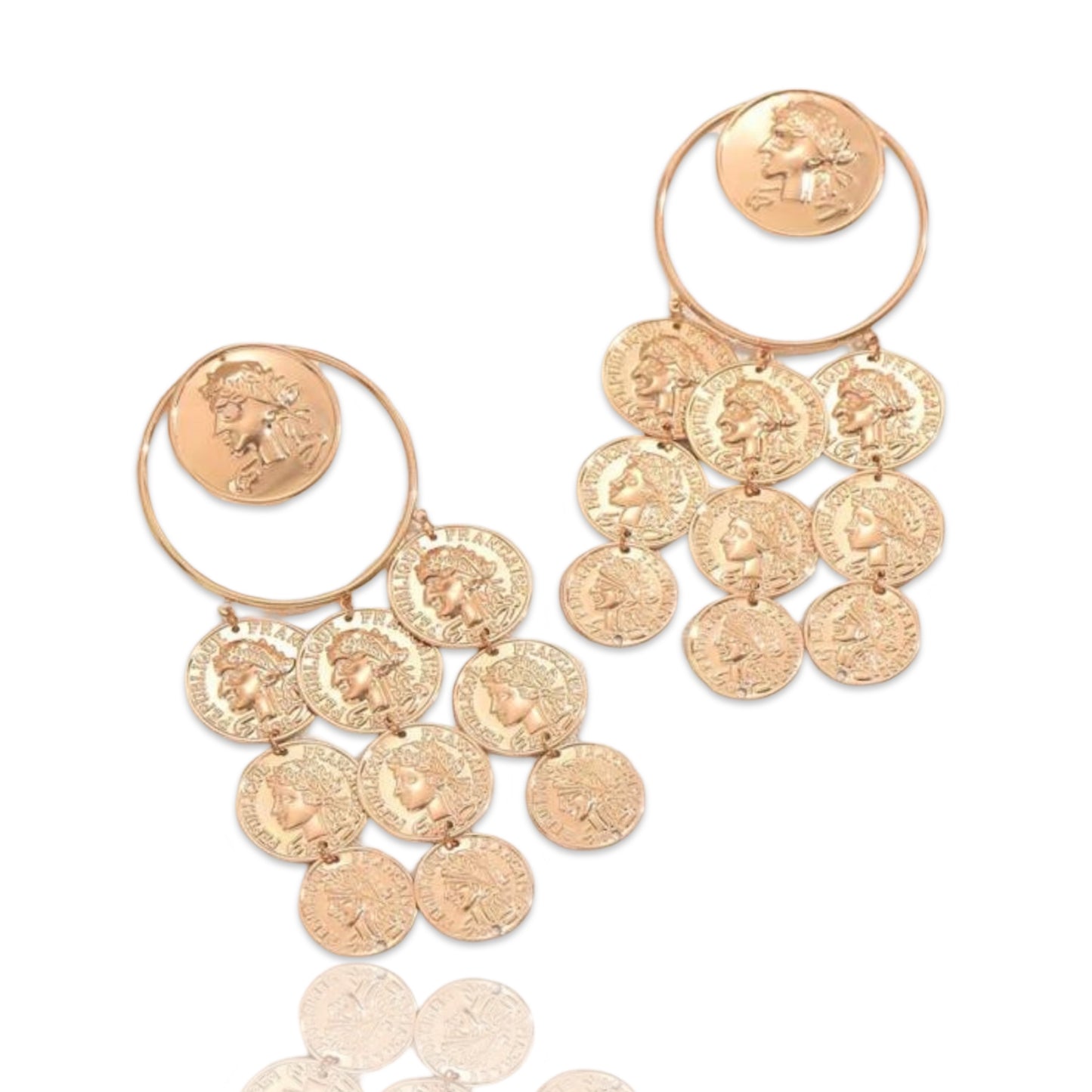 When In Rome Earrings - Gold