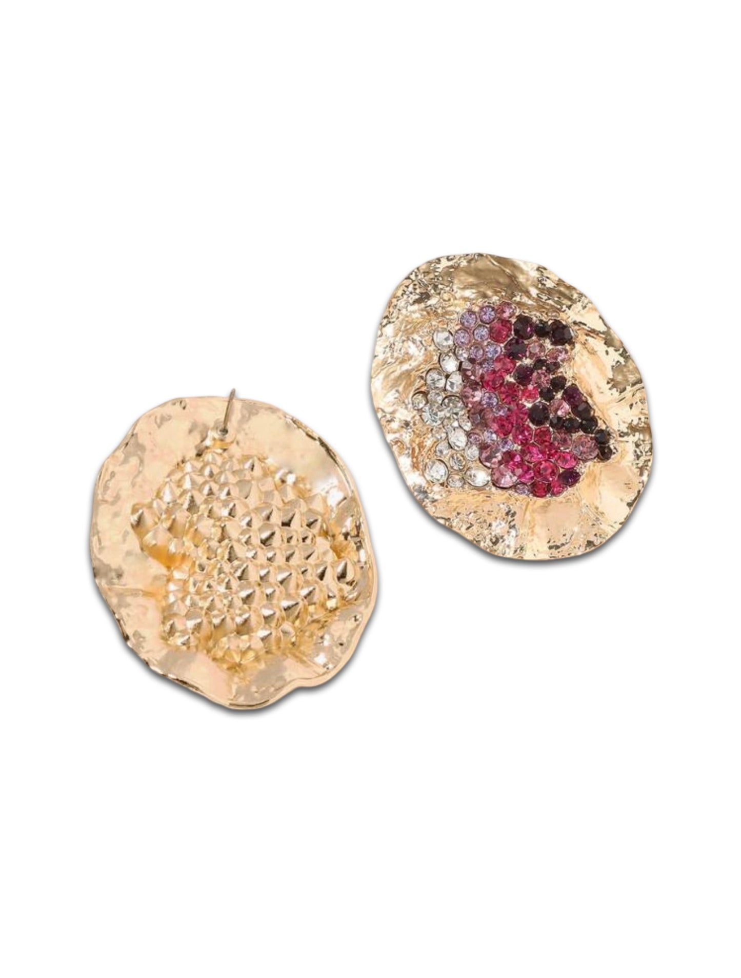 Geode Earrings - Violet
