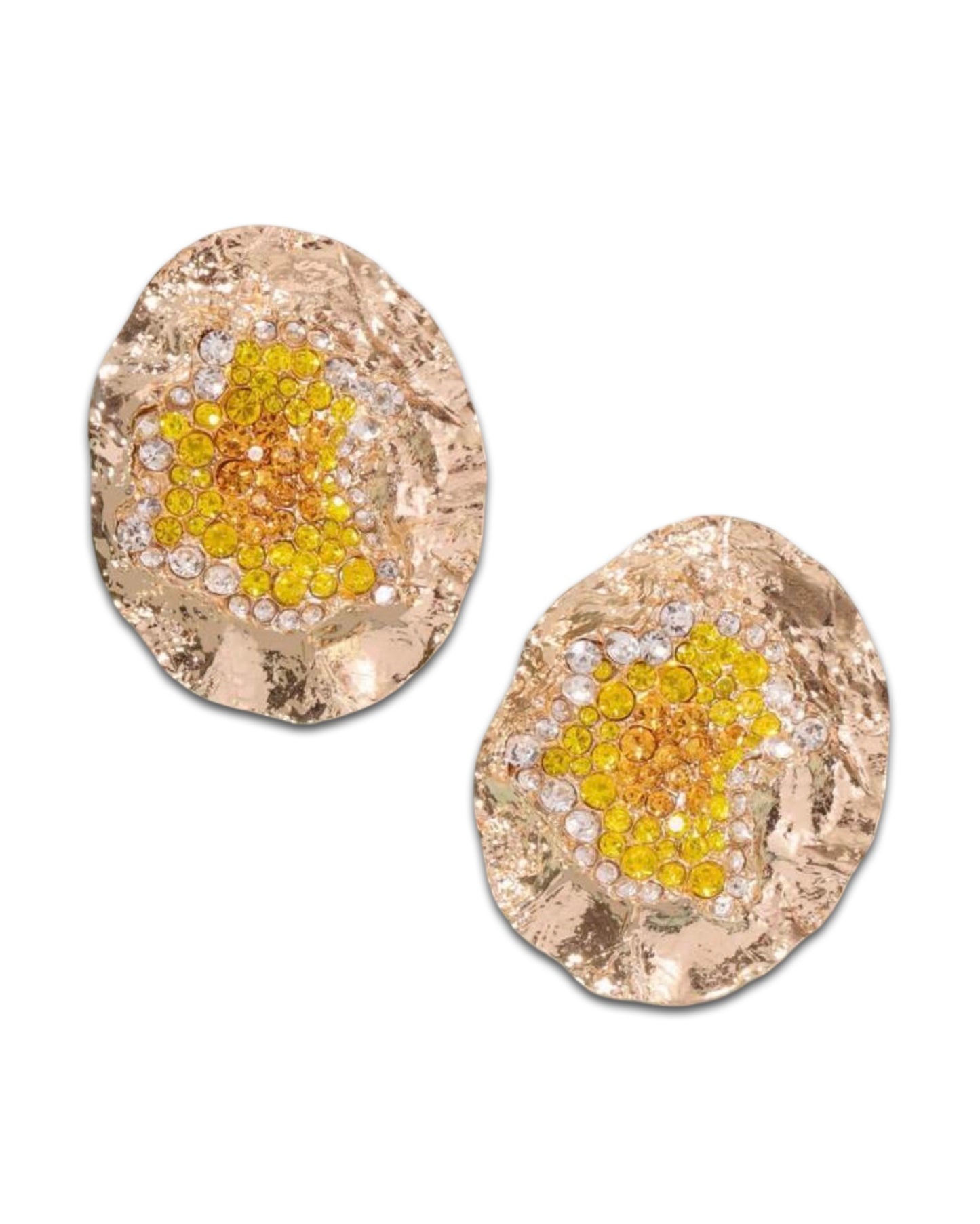 Geode Earrings - Pink