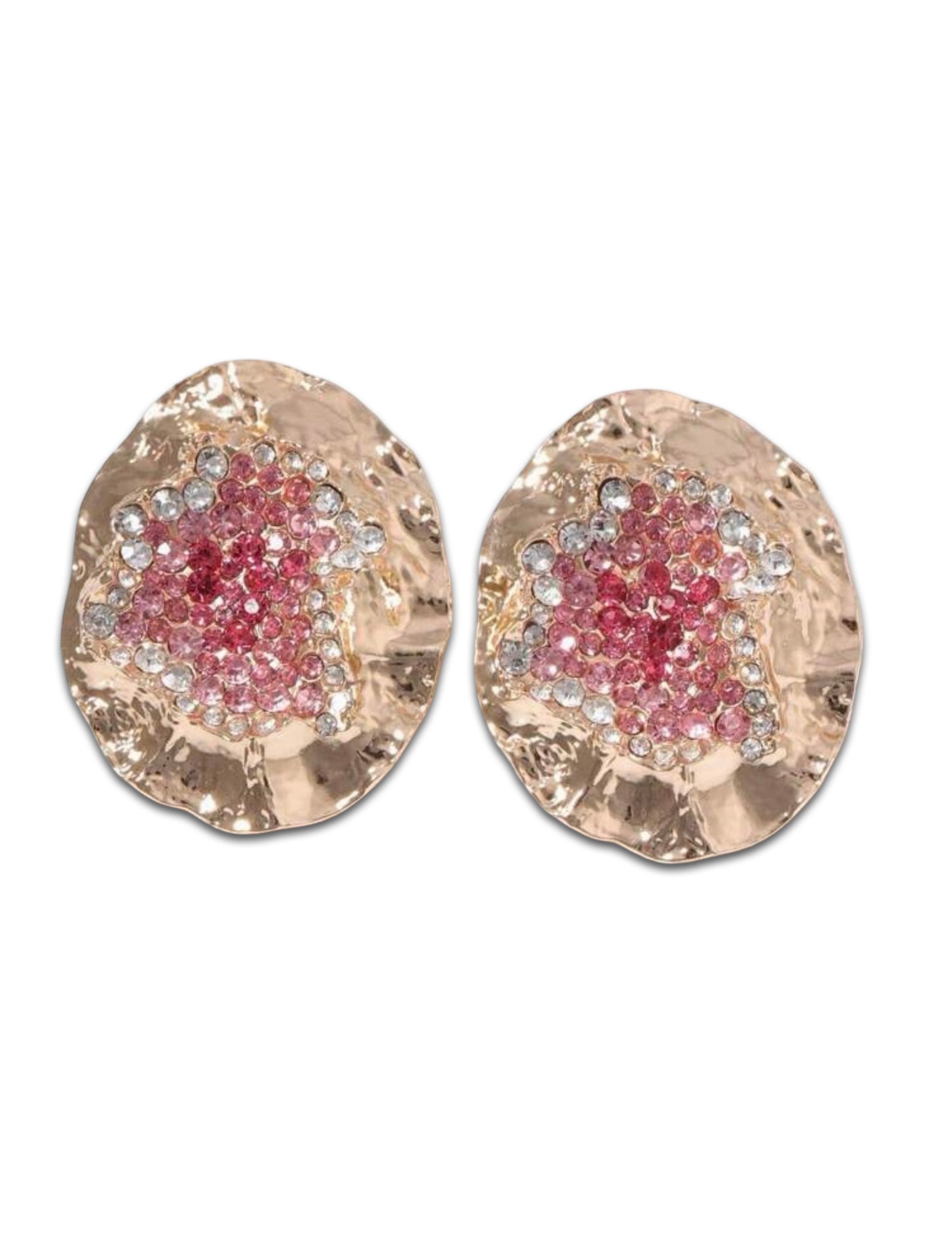 Geode Earrings - Yellow