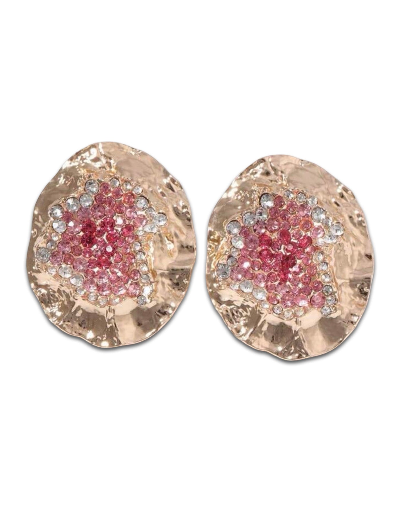 Geode Earrings - Yellow