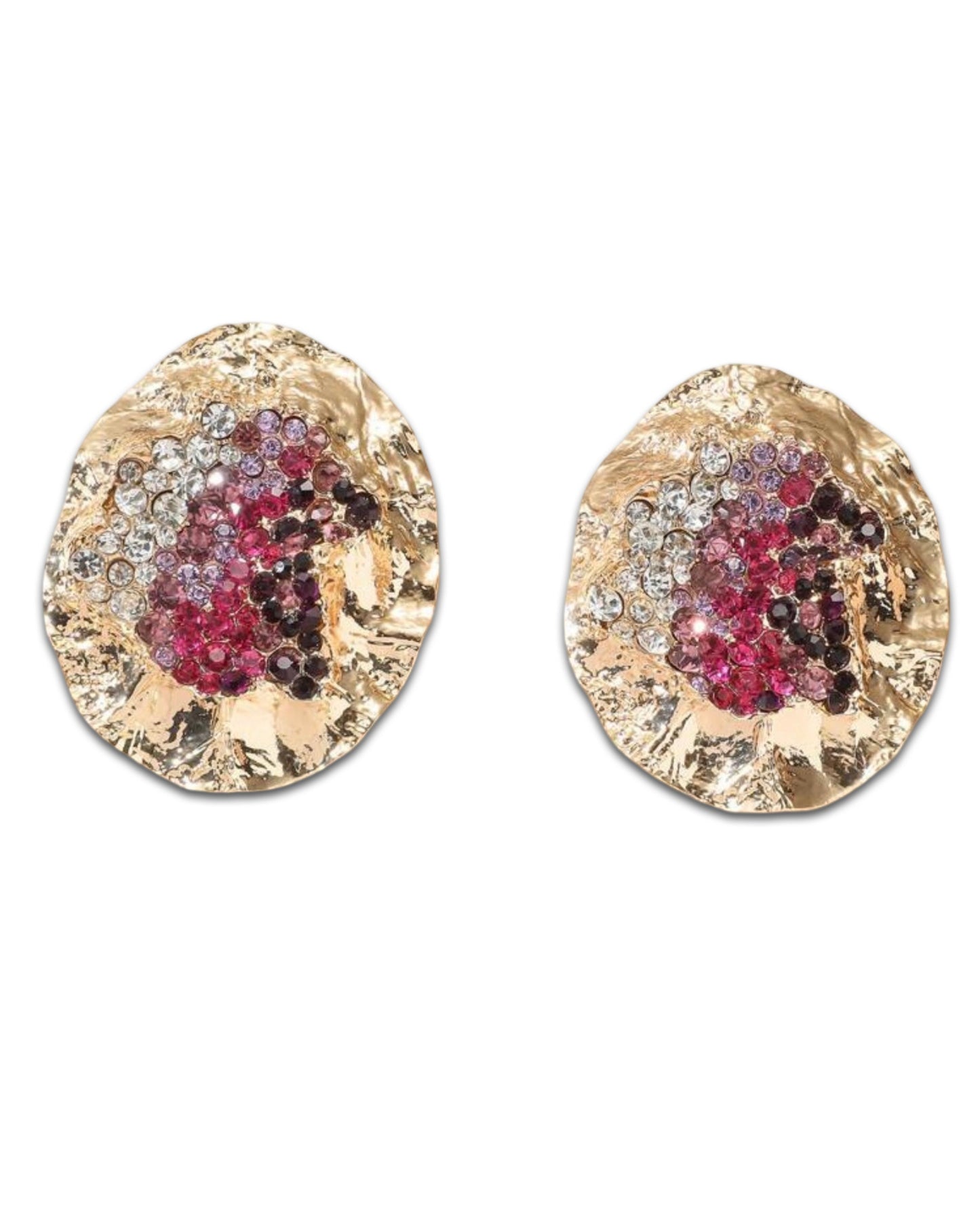 Geode Earrings - Pink