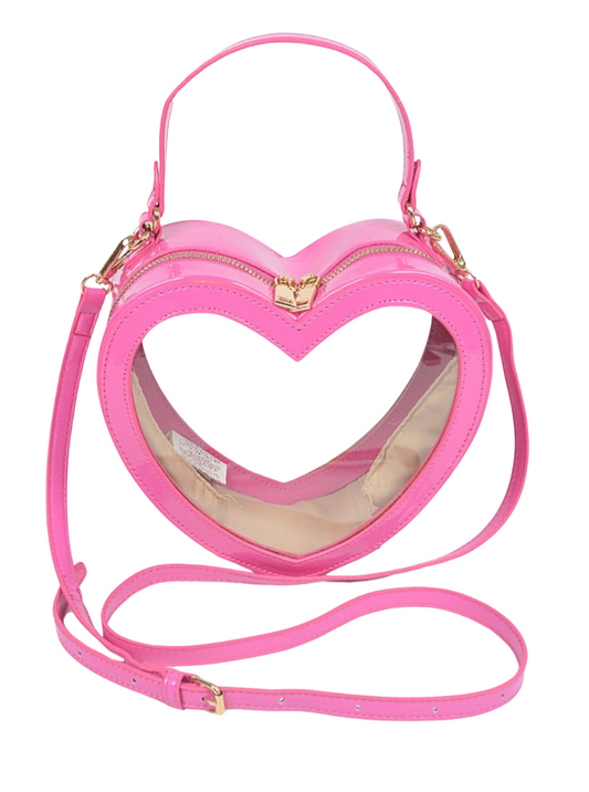 Clearly I’m In Love With You Crossbody - Fuchsia