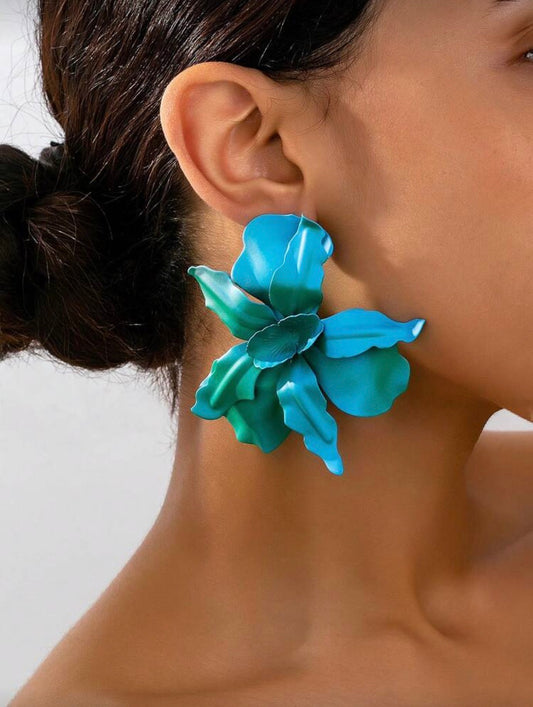 Sweet Escape Earrings - Blue/Green