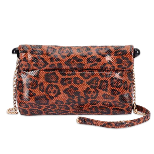 Wild About You Clutch - Leopard