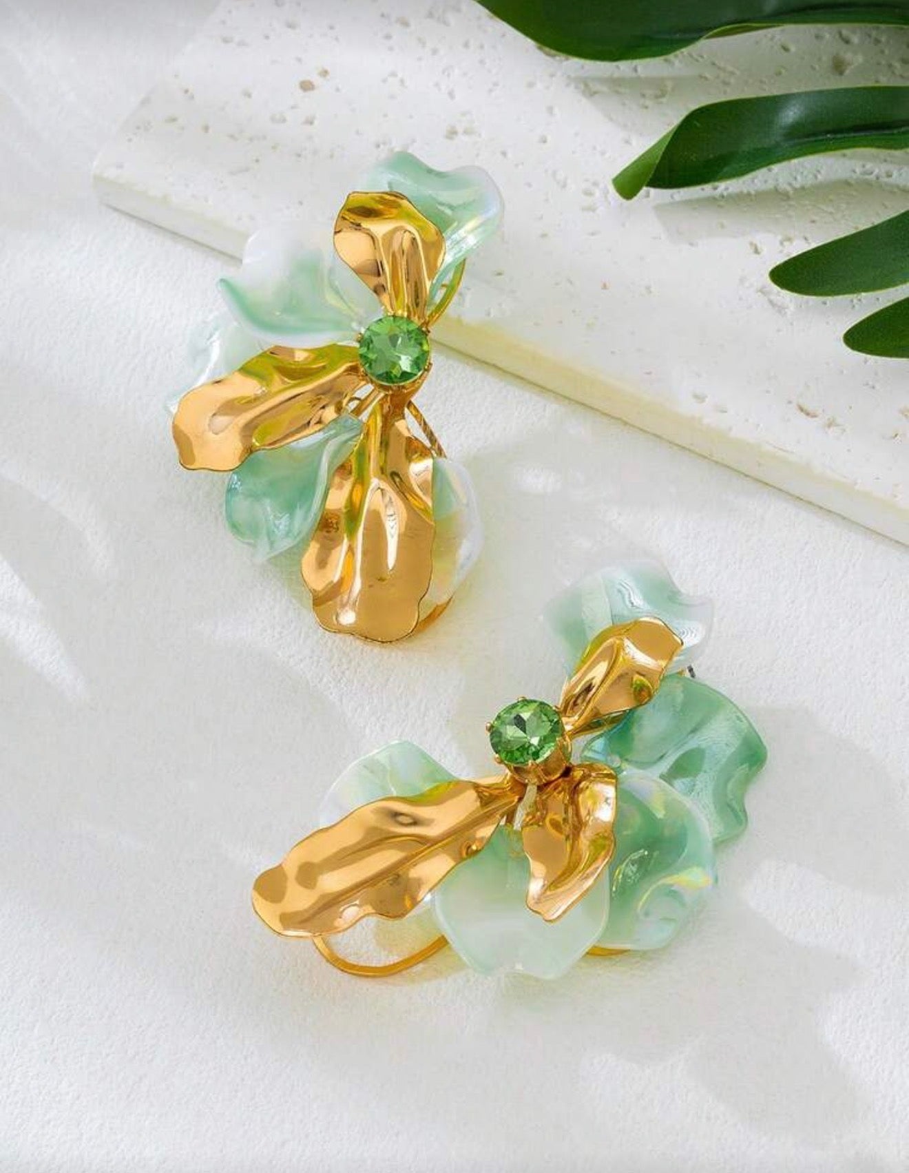 Capri Earrings - Green