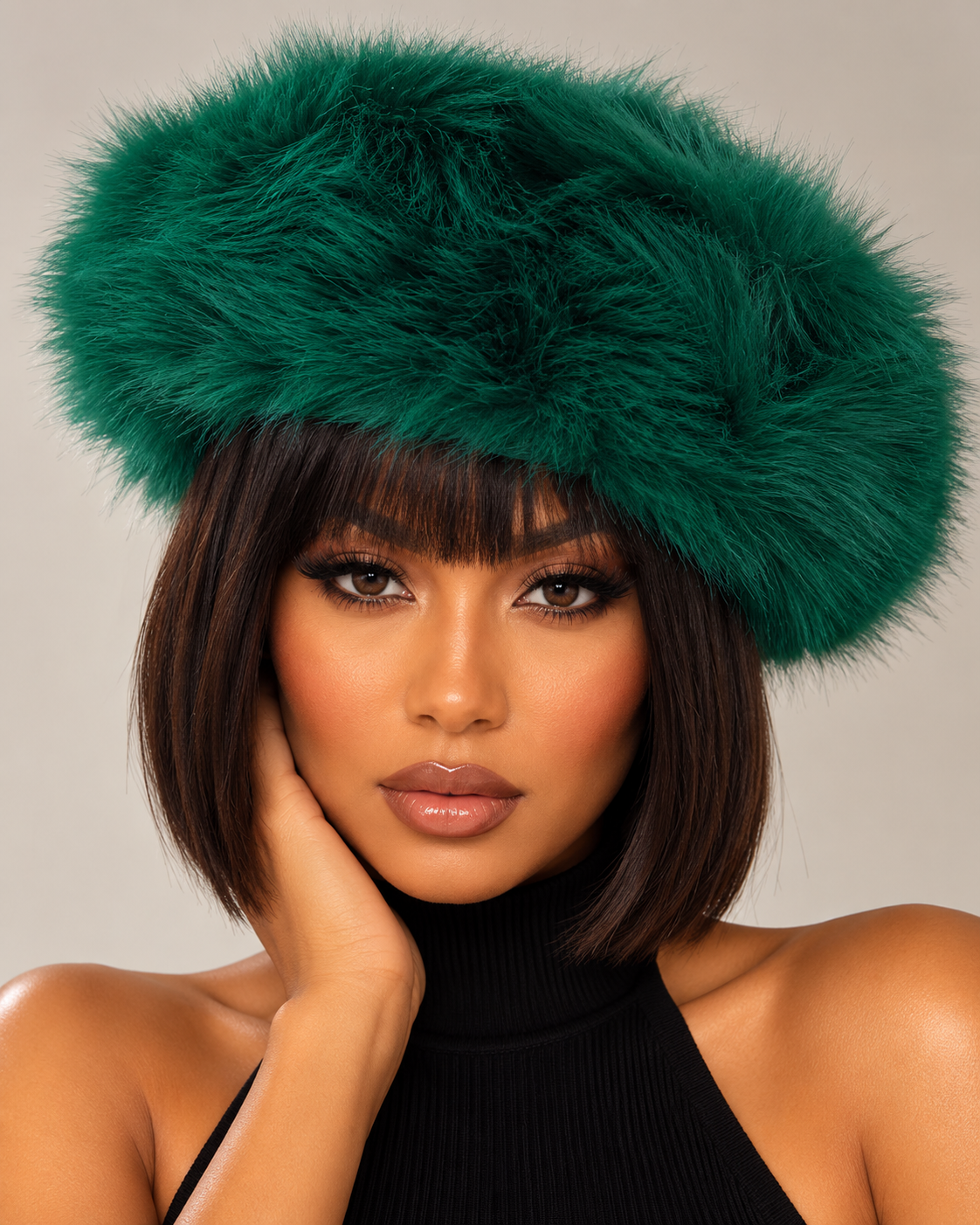 With Love, From Paris Hat - Black