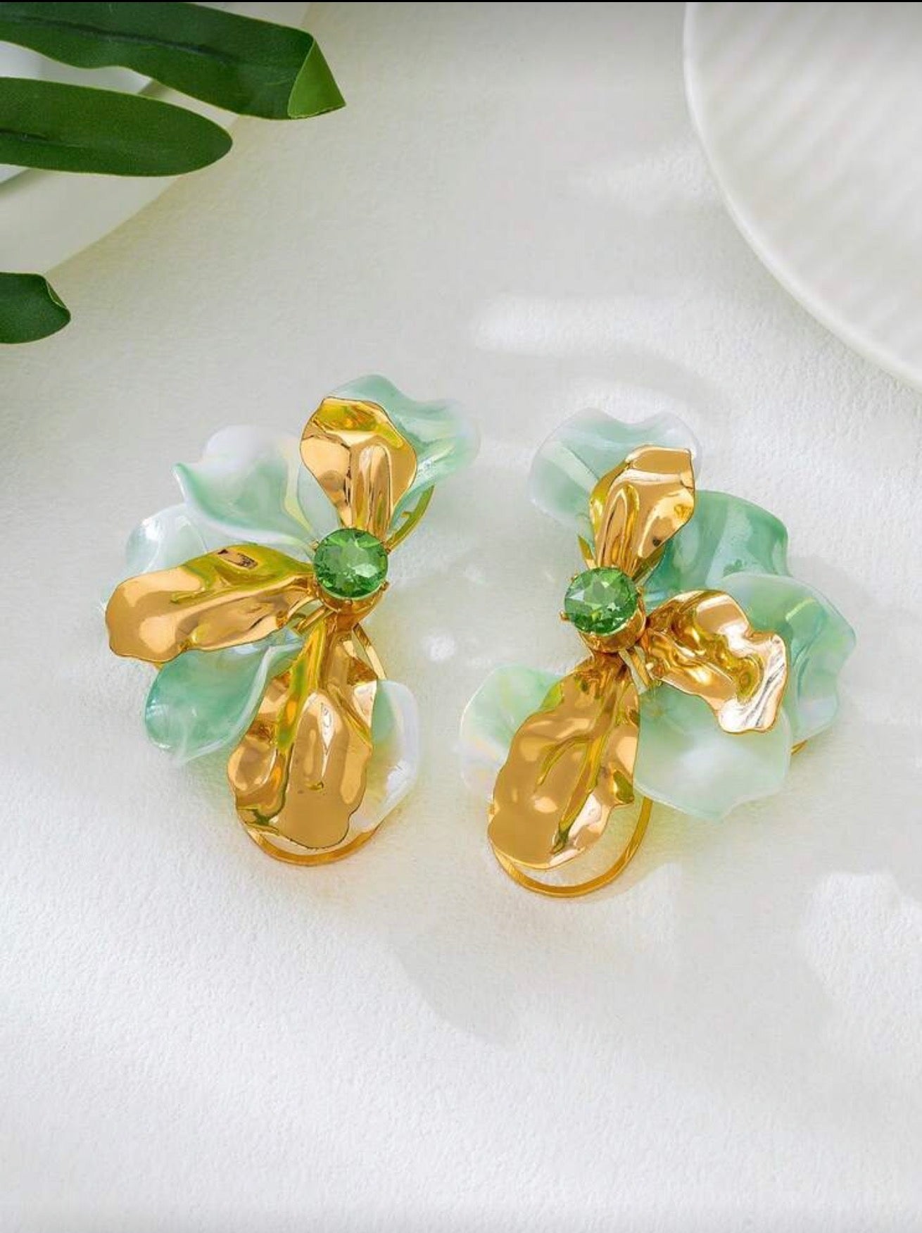 Capri Earrings - Green