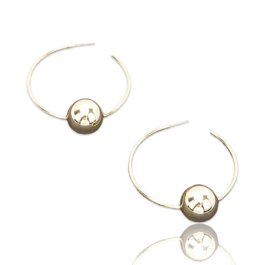 Supernova Hoop Earrings - Gold