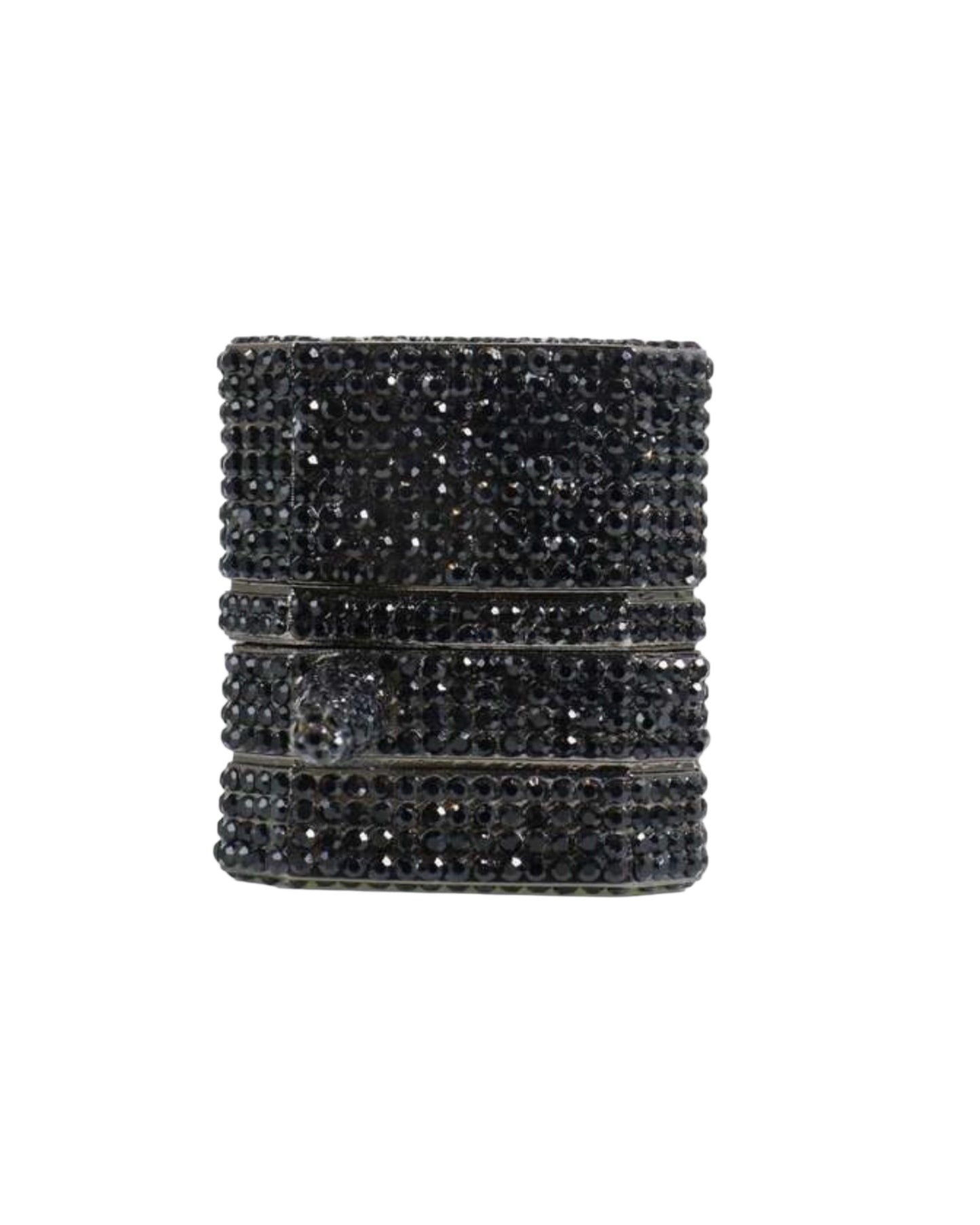 Crystal Cellphone Clutch - Black