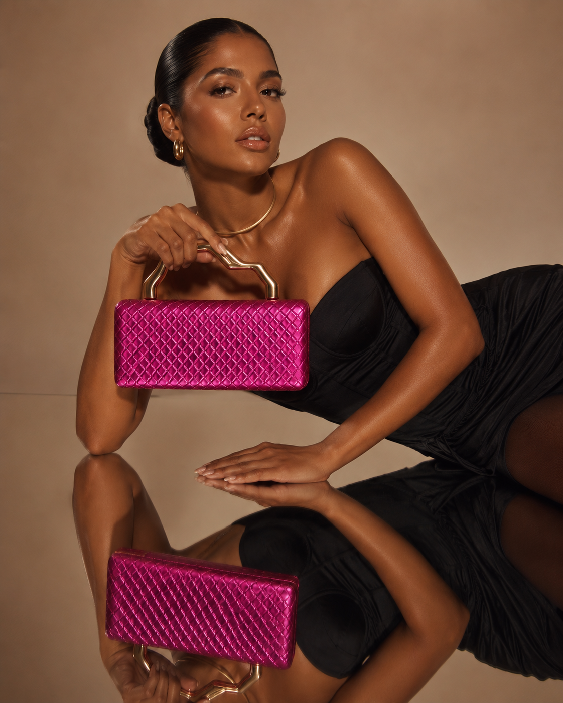 Giselle Handbag - Fuchsia