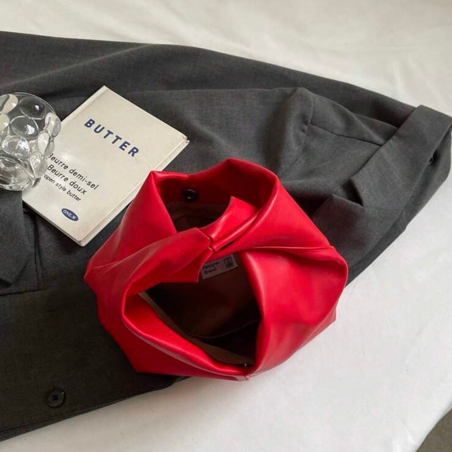 Upgrade You Faux Leather Handbag - Red