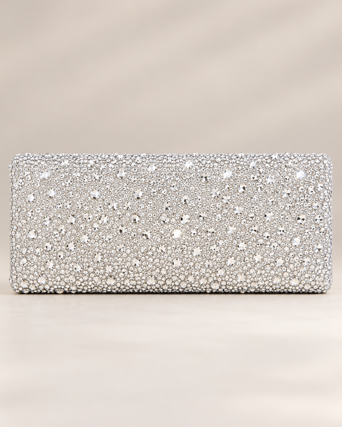 Glitz & Glamour Clutch - Silver