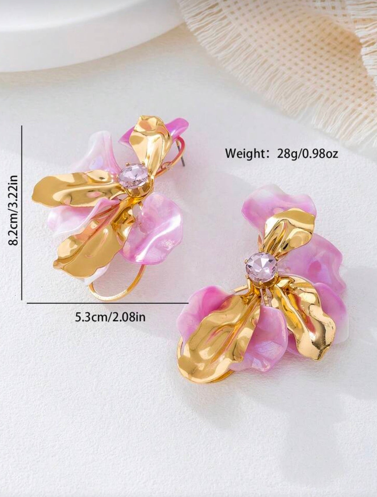 Capri Earrings - Pink