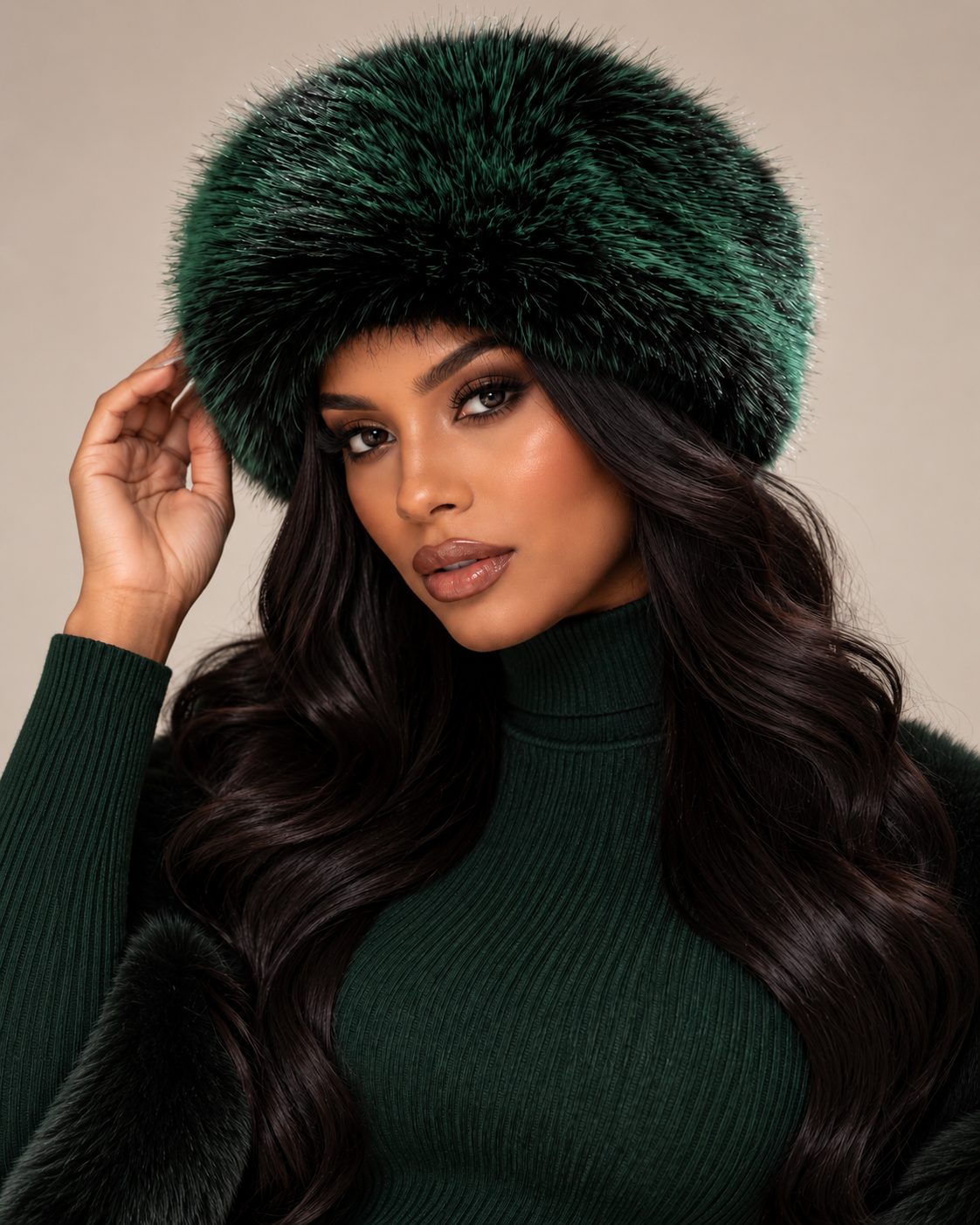 Cute & Cozy Headband- Hunter Green
