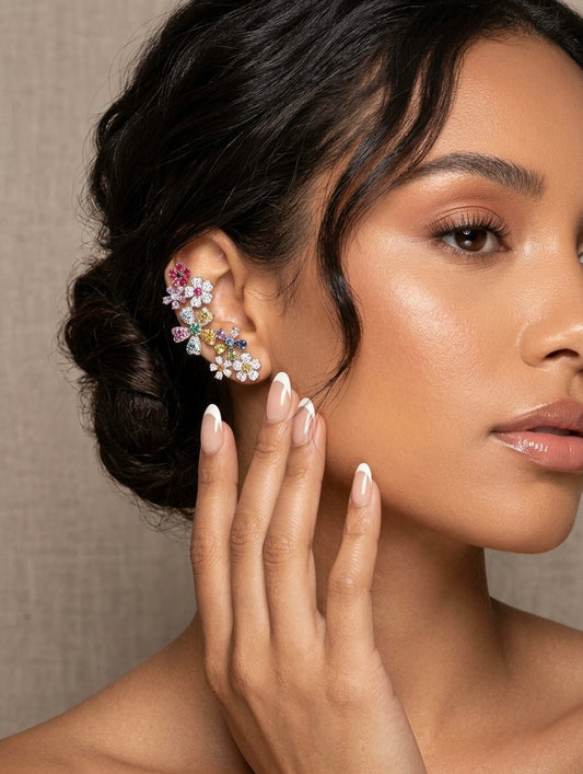 Fleurette Earrings - Gold