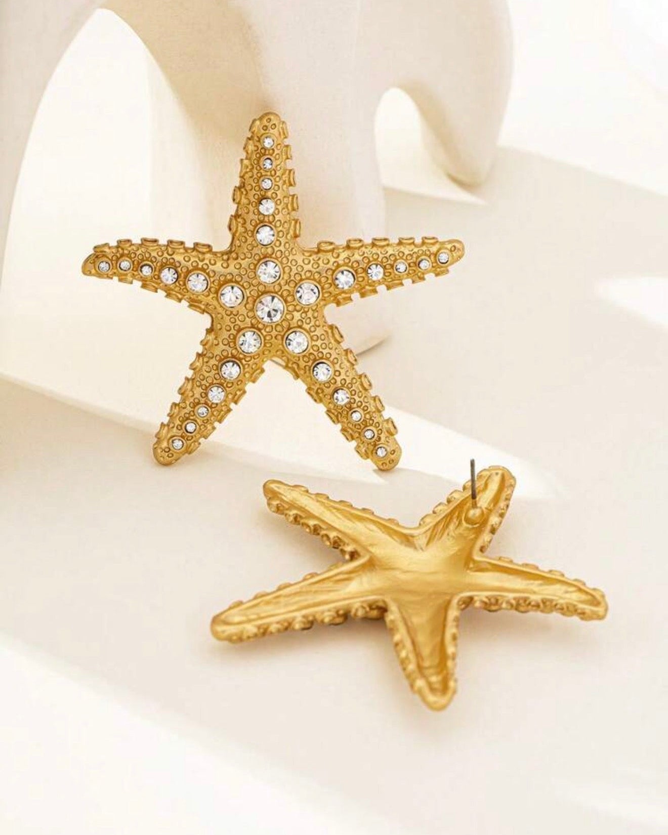 Starfish Earrings - Gold