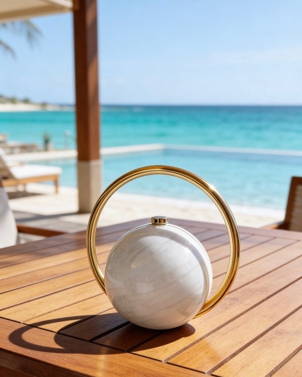 Aura Clutch - White