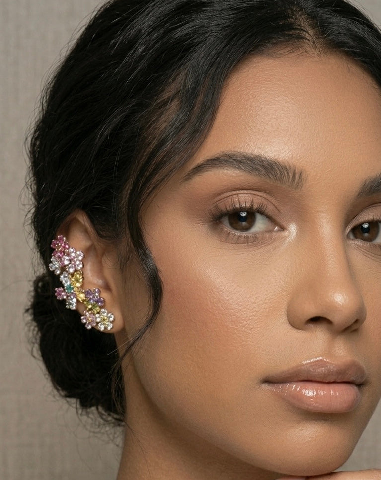 Fleurette Earrings - Gold