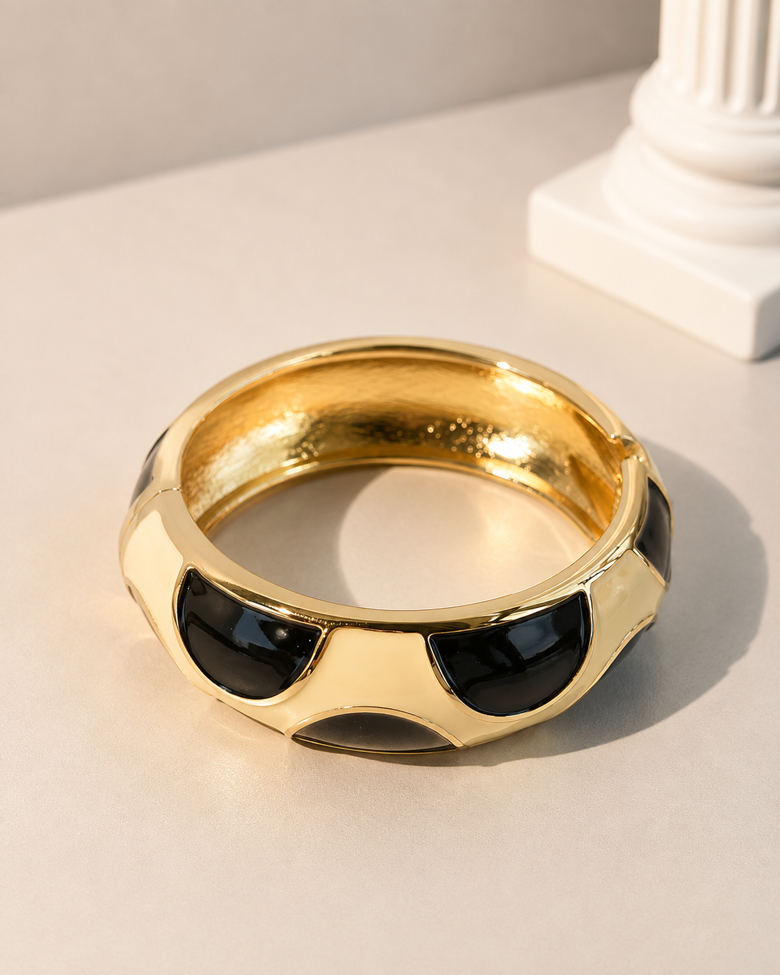 Polka Dot Bangle - Red