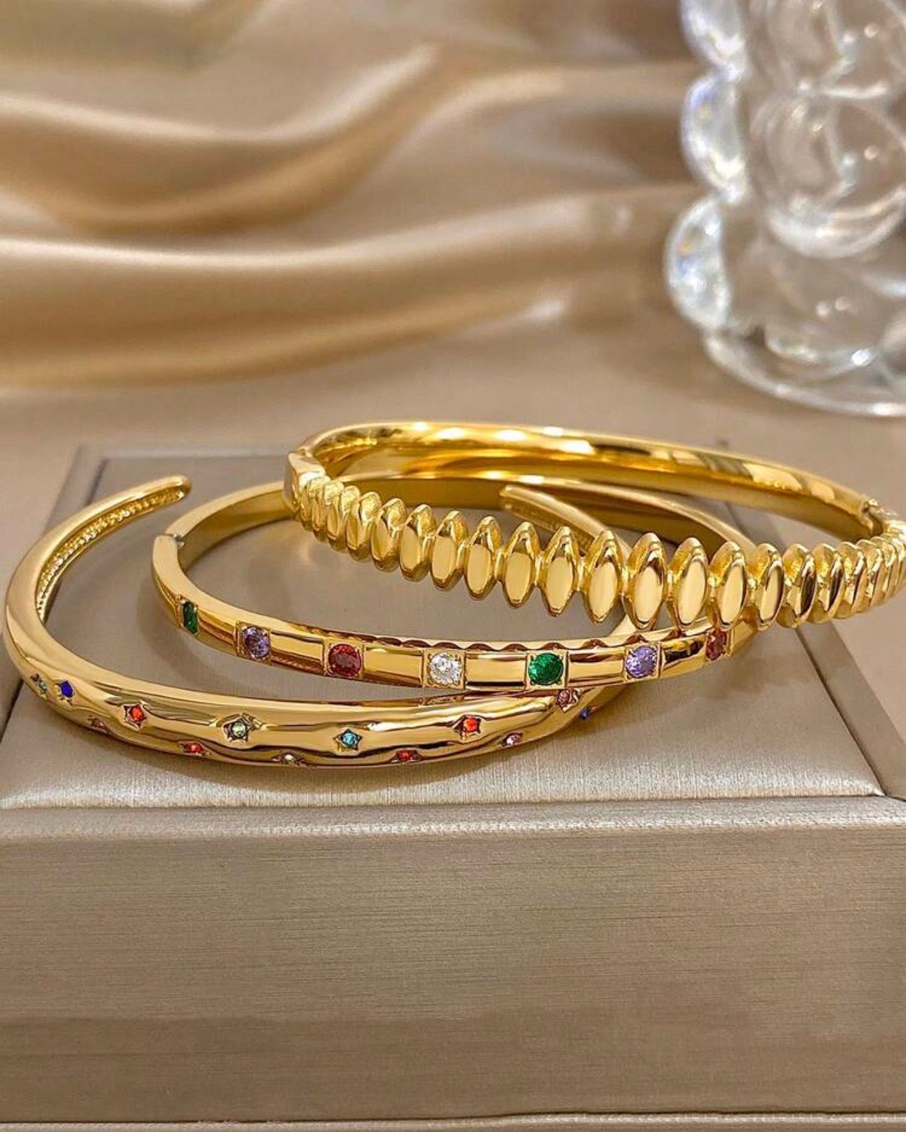 Cleo Bracelet Set - Gold