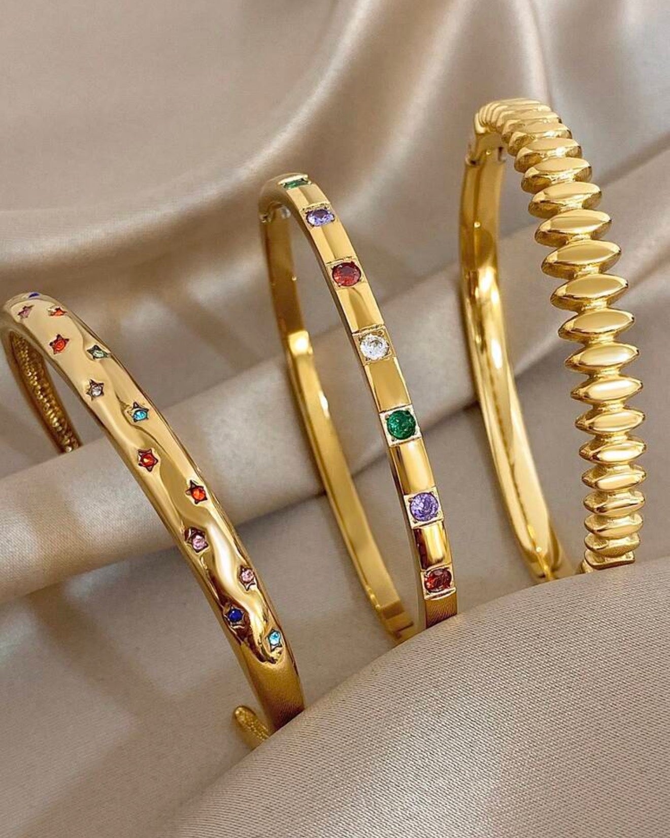Cleo Bracelet Set - Gold