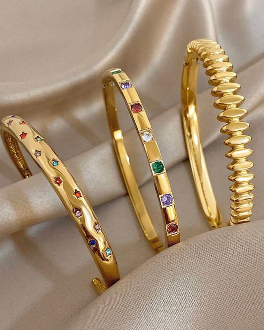 Cleo Bracelet Set - Gold