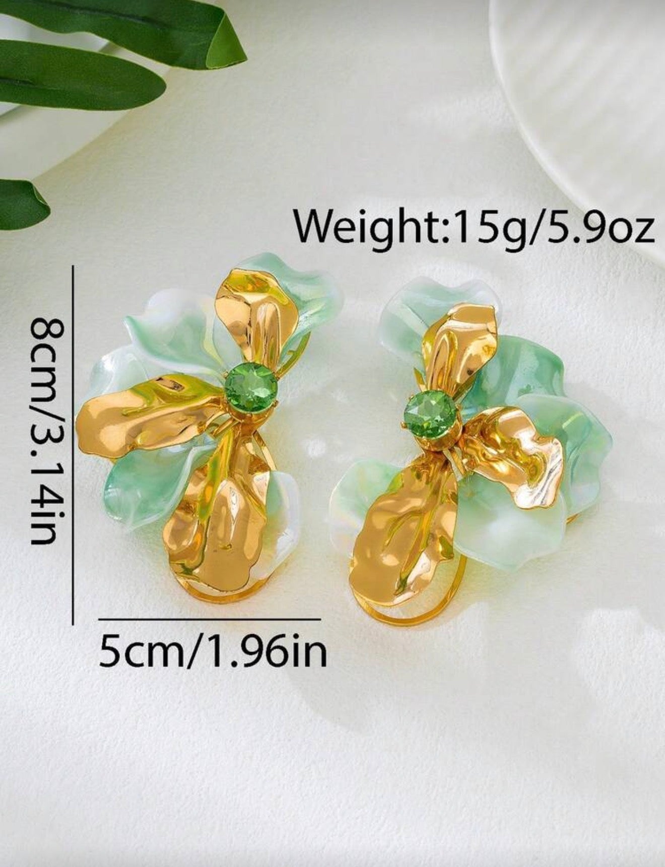 Capri Earrings - Green