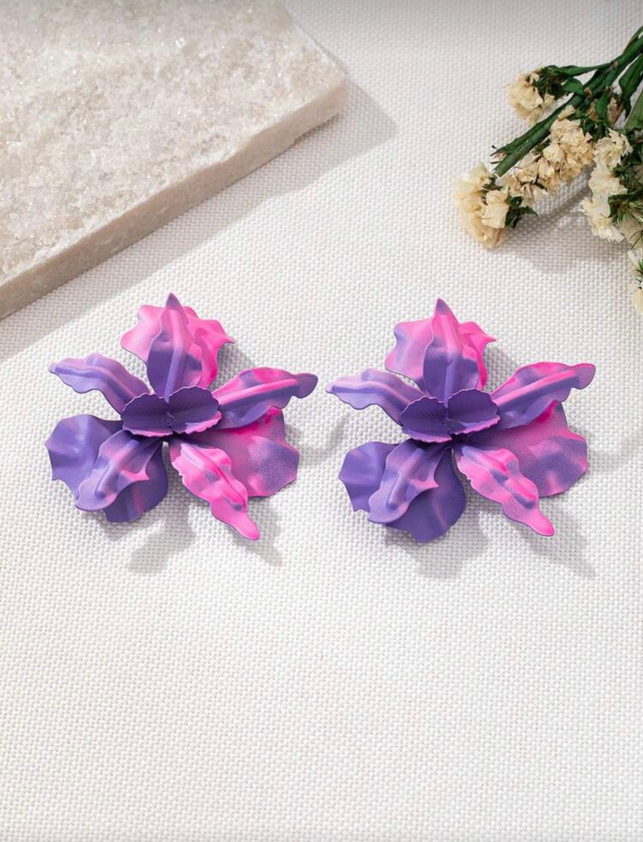 Sweet Escape Earrings - Pink/Purple