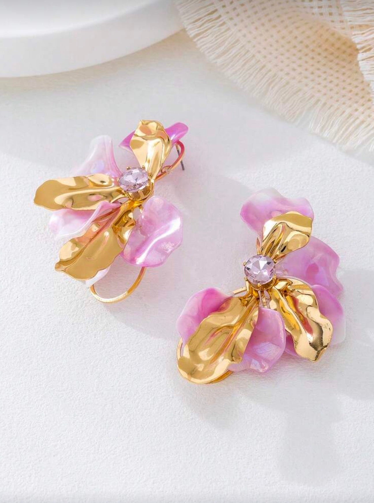Capri Earrings - Pink