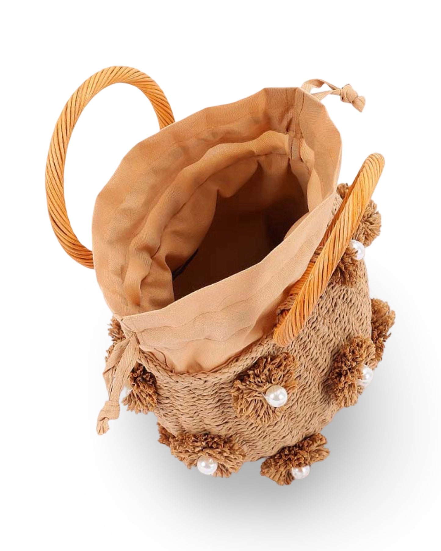 Camellia Bucket Bag - Khaki