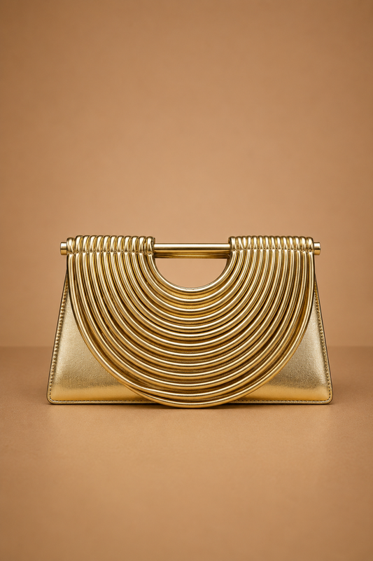 Aya Clutch - Gold