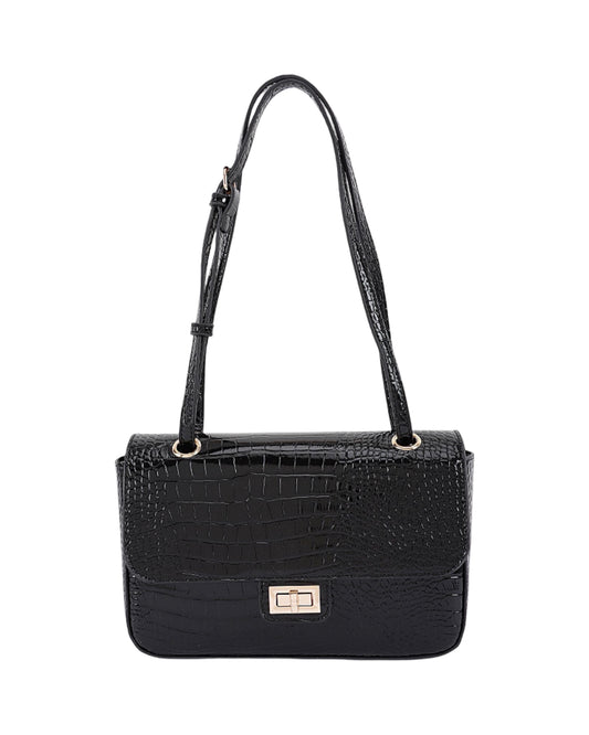 Old Money Shoulder Bag - Black